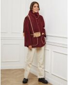 Manteau Nina bordeaux