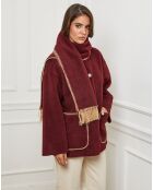 Manteau Nina bordeaux