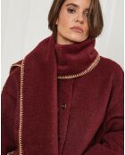 Manteau Nina bordeaux