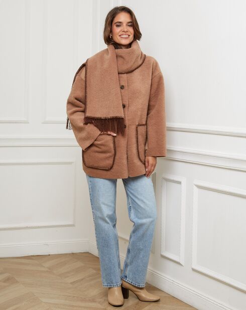 Manteau Nina camel