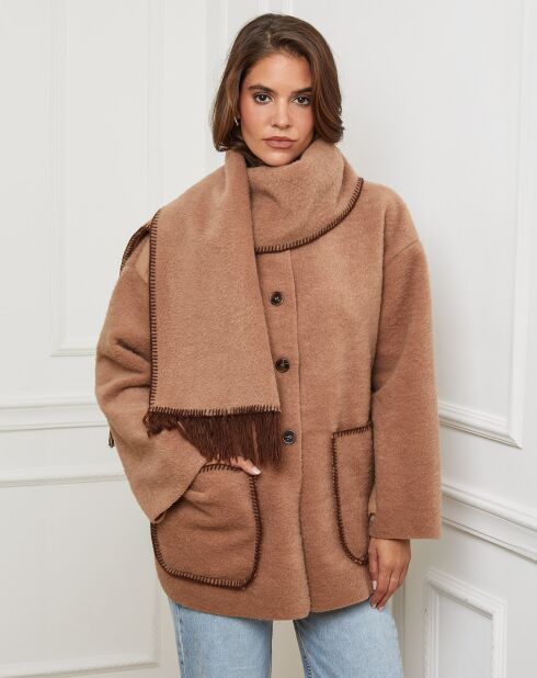 Manteau Nina camel