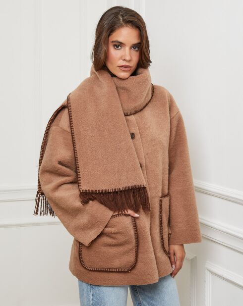Manteau Nina camel