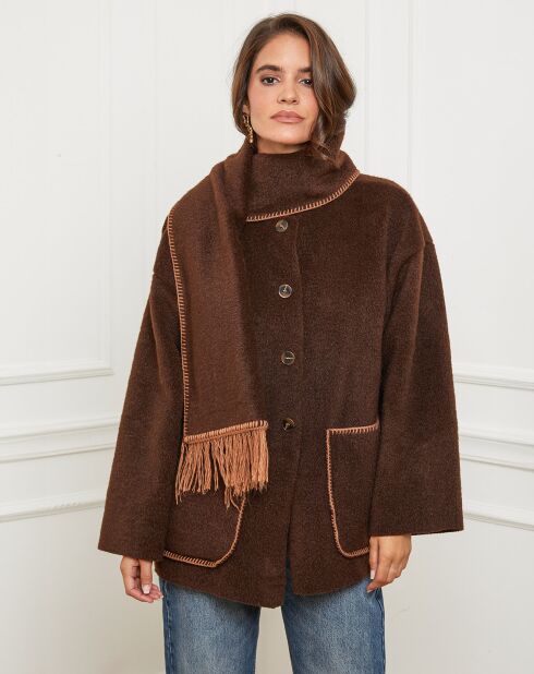 Manteau Nina choco