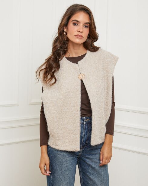 Gilet Alice beige