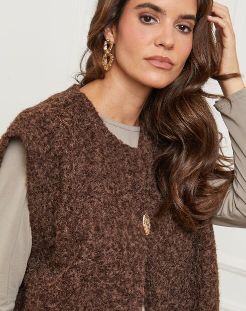 Gilet Alice choco