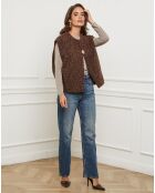Gilet Alice choco