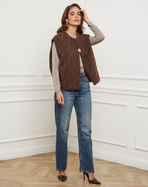 Gilet Alice choco