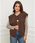 Gilet Alice choco