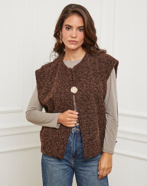 Gilet Alice choco