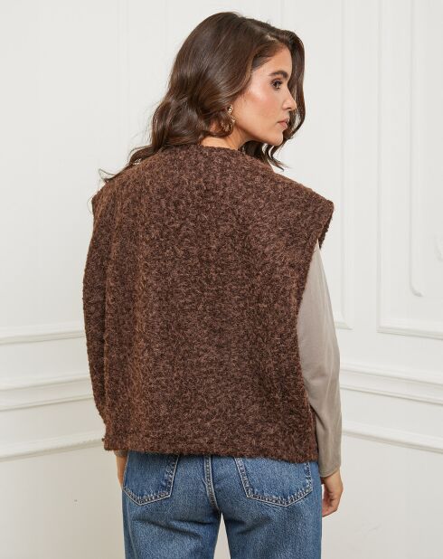 Gilet Alice choco