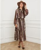 Robe Capucine choco