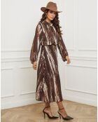 Robe Capucine choco