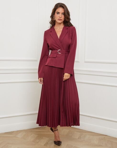 Robe Lisa bordeaux