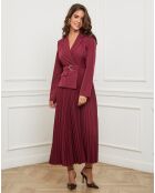 Robe Lisa bordeaux