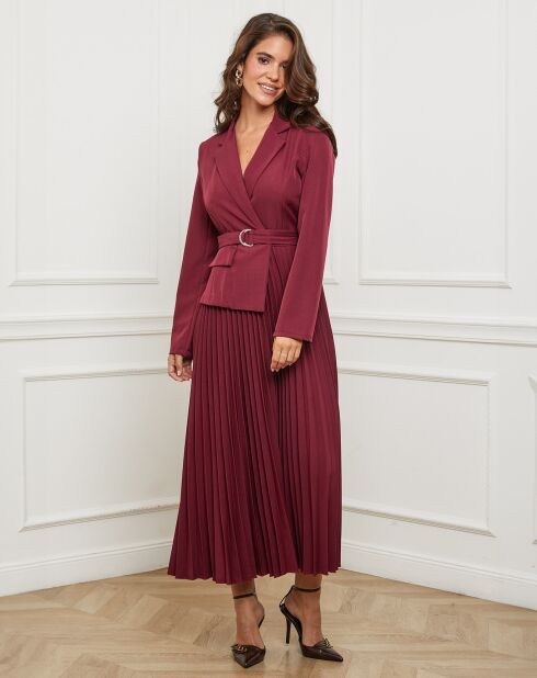 Robe Lisa bordeaux