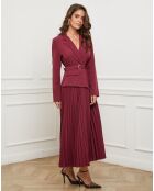 Robe Lisa bordeaux