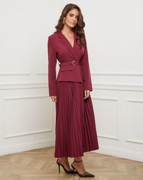Robe Lisa bordeaux