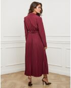 Robe Lisa bordeaux
