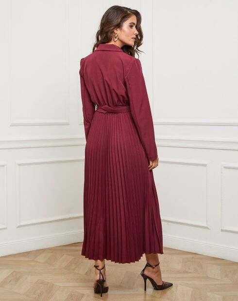 Robe Lisa bordeaux