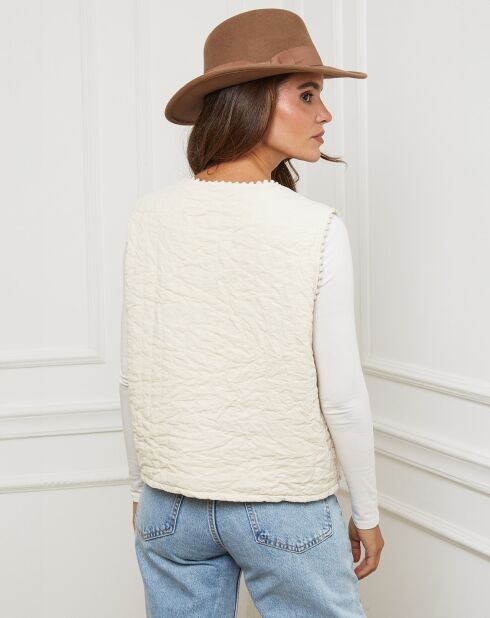 Gilet Diane beige