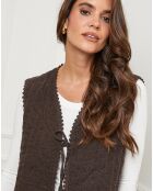 Gilet Diane choco