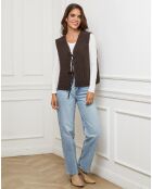 Gilet Diane choco