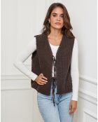 Gilet Diane choco