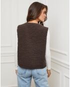Gilet Diane choco