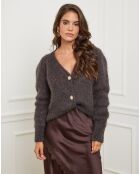 Gilet Laurence choco