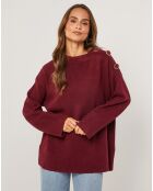 Pull Margot bordeaux