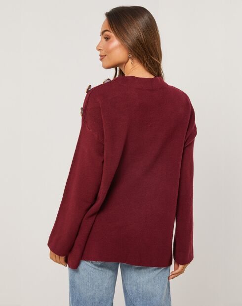 Pull Margot bordeaux