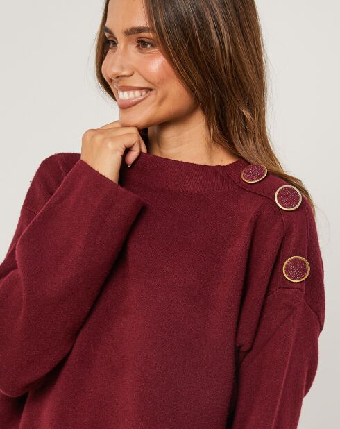 Pull Margot bordeaux