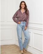 Chemise Leslie bordeaux