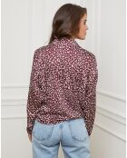 Chemise Leslie bordeaux