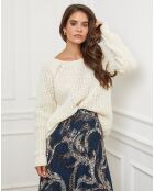 Pull Camille écru