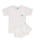 T-Shirt & Boxer Scorpion blanc