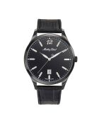 Montre Homme en Cuir Urban noire