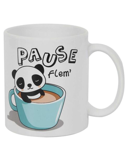Mug céramique Kawaii modèle aléatoire 30cl blanc/multicolore