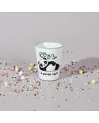 Gobelet expresso céramique Kawaii modèle aléatoire 7cl blanc/multicolore