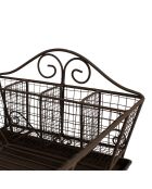 Egouttoir 4 casiers naturel  -  40x28x18 cm
