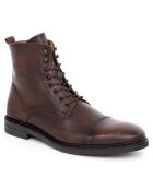 Boots en Cuir Aruso marron