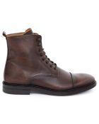 Boots en Cuir Aruso marron
