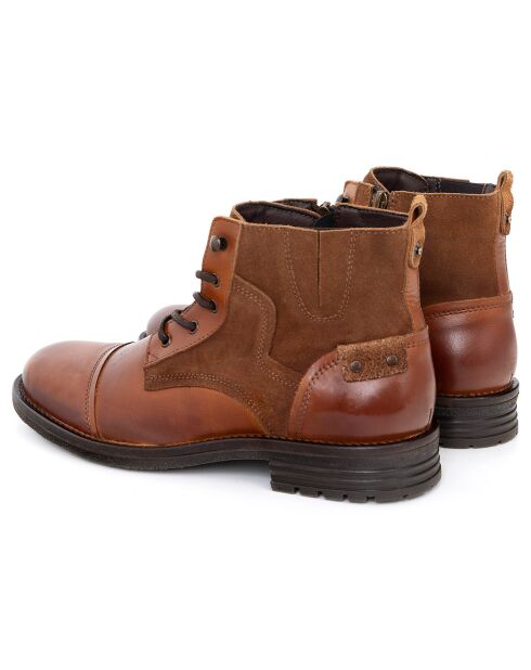 Boots en Cuir Bakmin camel