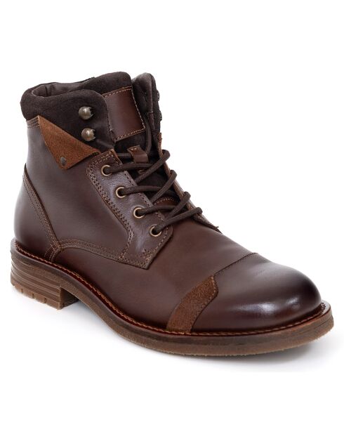 Boots en Cuir Bakmin marron