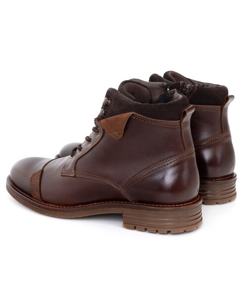 Boots en Cuir Bakmin marron