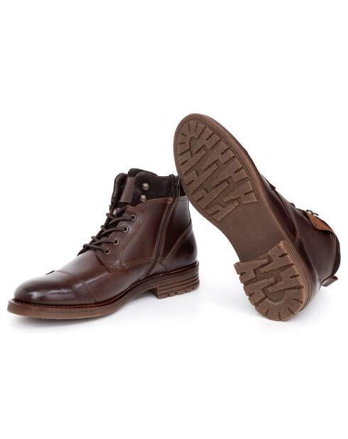 Boots en Cuir Bakmin marron
