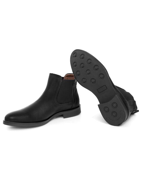 Chelsea Boots en Cuir Bamipor noires