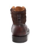 Boots en Cuir Baruso marron