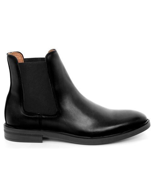 Chelsea Boots en Cuir Baza noires