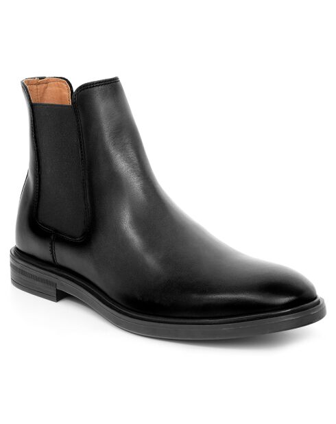 Chelsea Boots en Cuir Baza noires